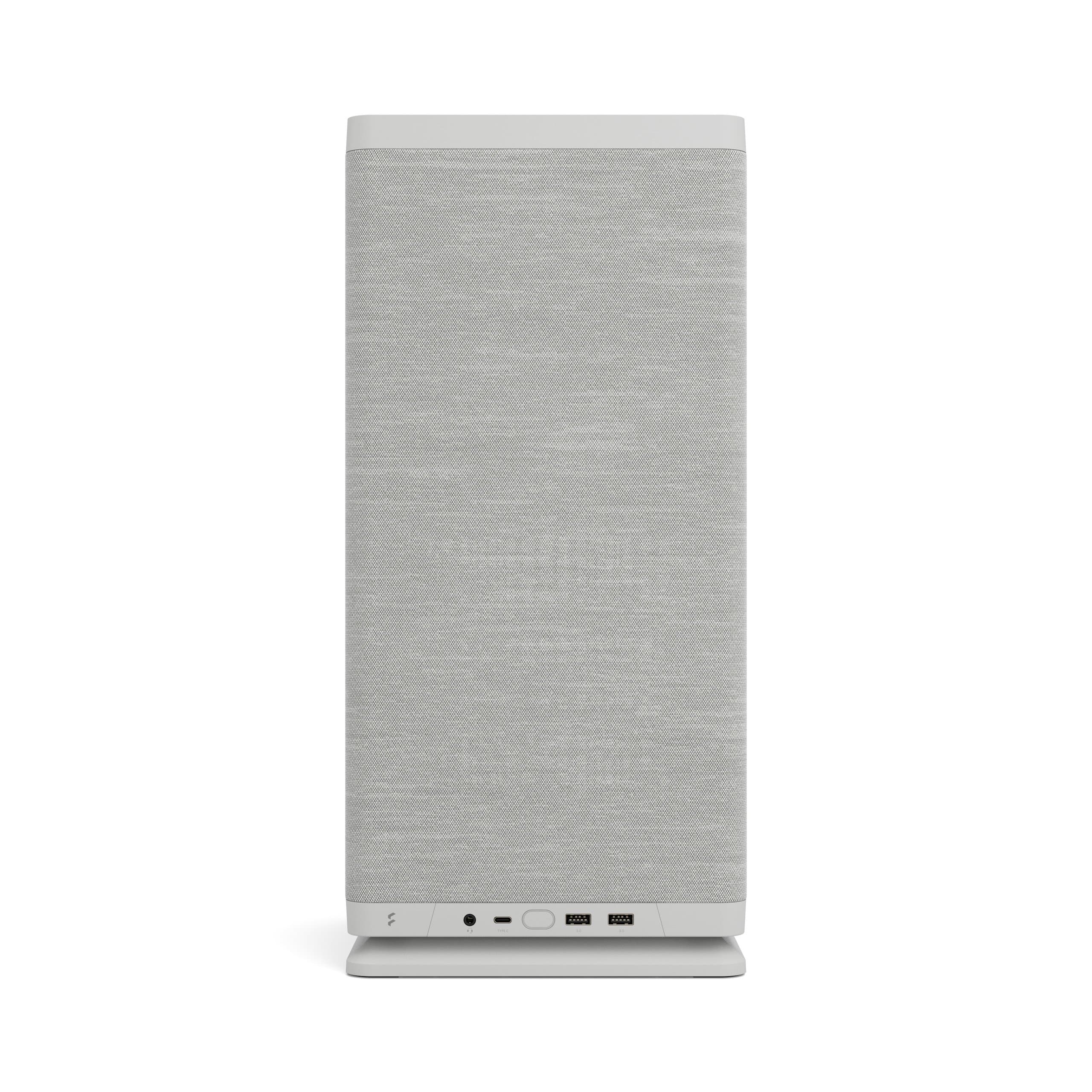 Fractal Design Mood Light Gray Mini-ITX Small Form Factor PC Case, Motherboard Supports Upto mITX, GPUs Supports up to 325 mm, Rear magnetic filter mesh, with PCIe 4.0 Riser  | FD-C-MOD1N-01