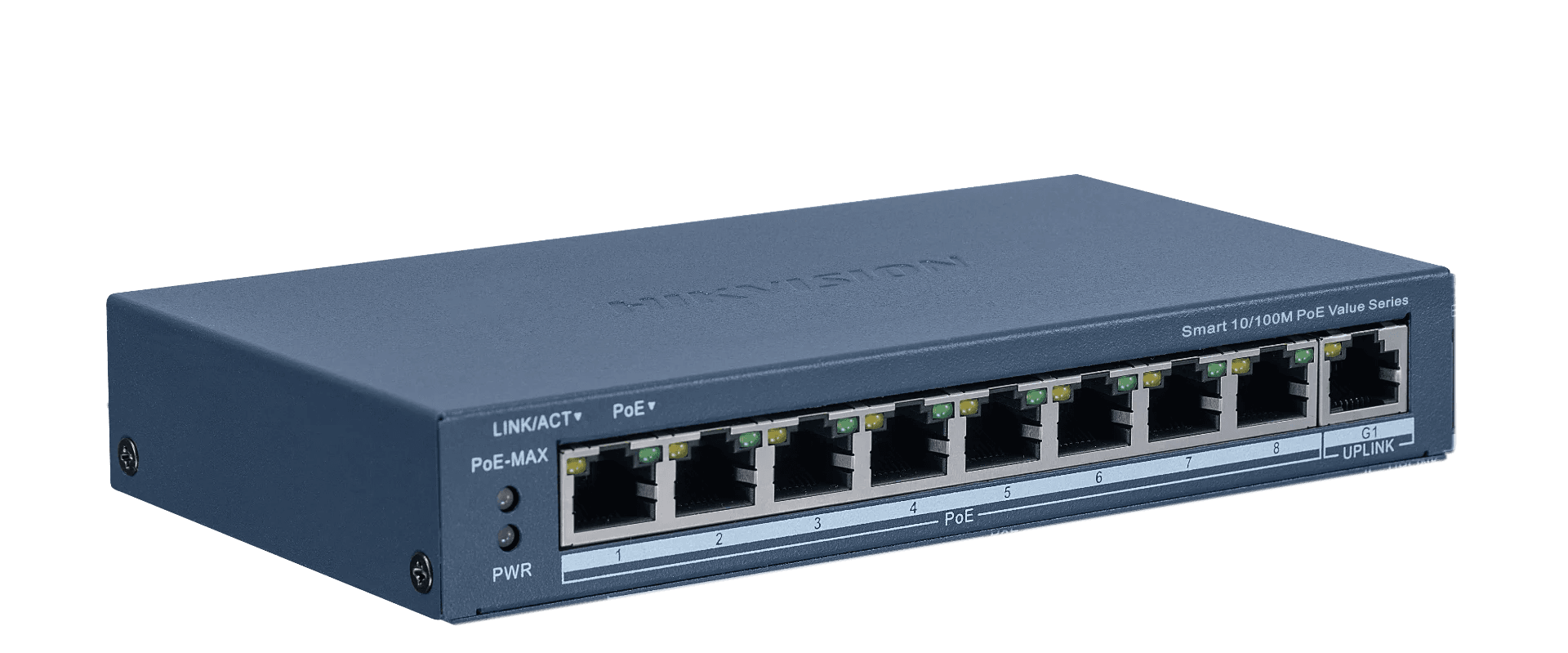 Hikvision DS-3E1309P-EI/M 8 Port Fast Ethernet Smart POE Switch