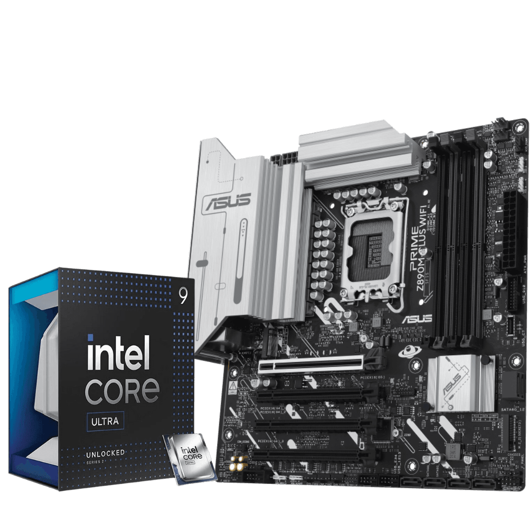 Intel Core Ultra 9 285K Processor X PRIME Z890M-PLUS WIFI Motherboard | Ultra Series Combo 
