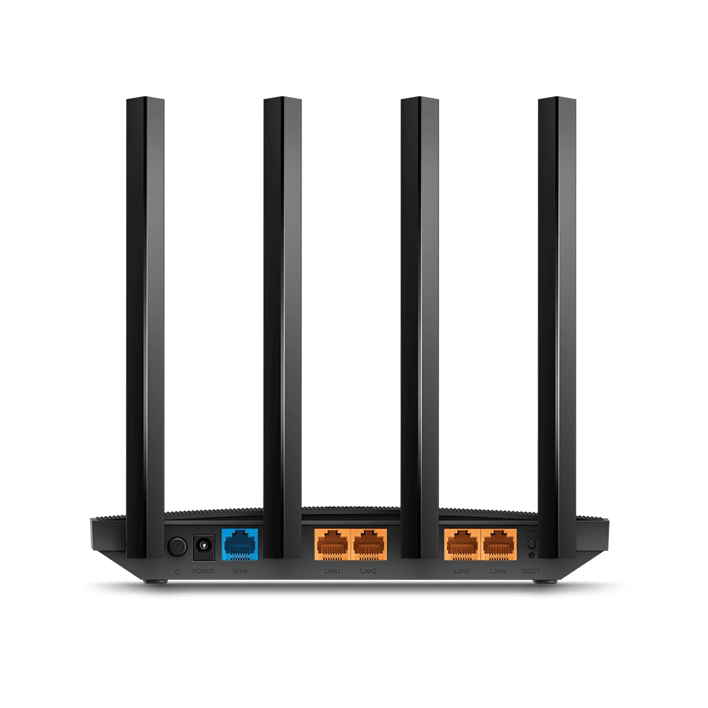 TP-Link Archer C6 AC1200 Wi-Fi Router, Dual Band 1200 Mbps Speed, Advanced Security with WPA3, Smart Roaming, Black | Archer C6 thumbnail 4