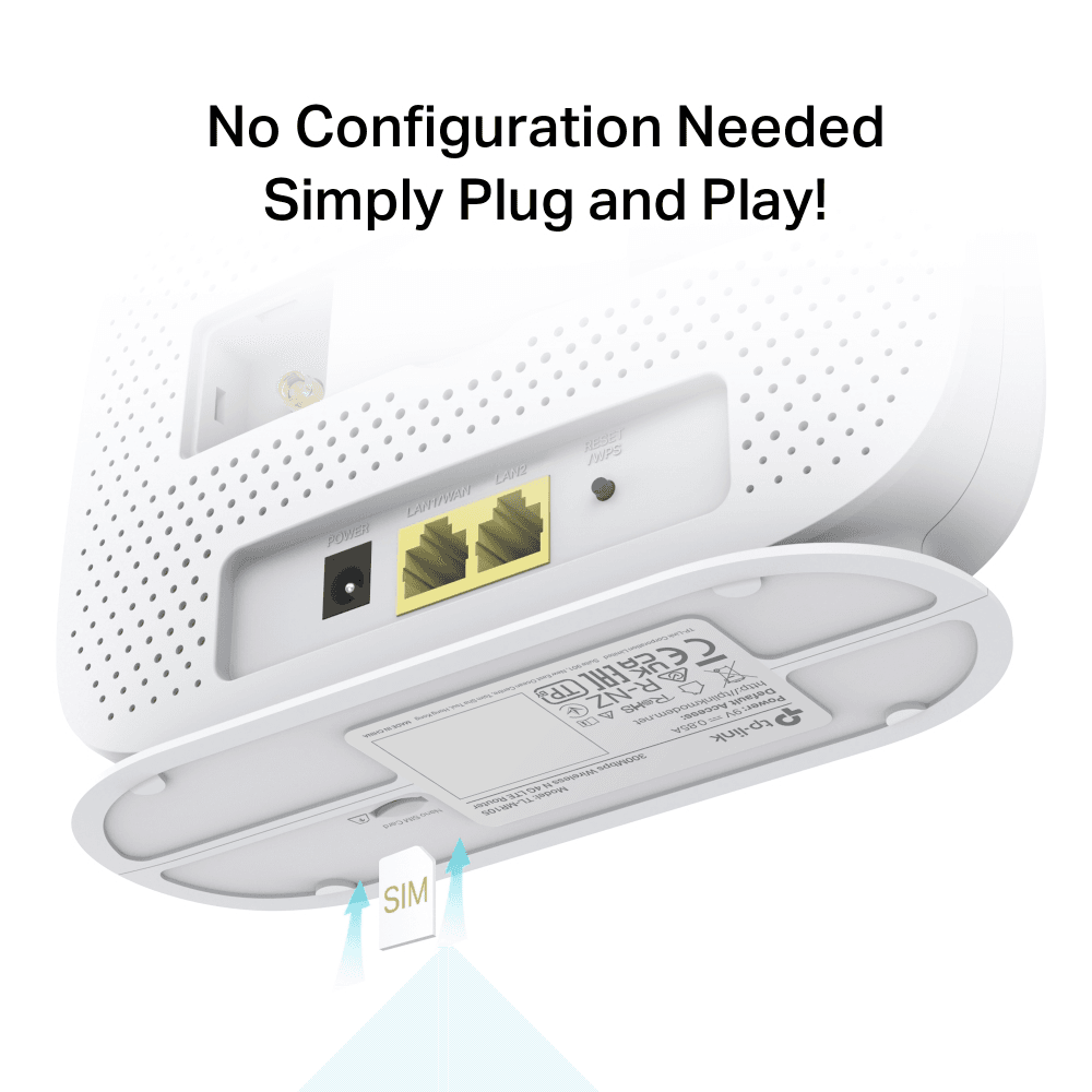 TP-Link TL-MR105 300 Mbps Wireless N 4G LTE Router thumbnail 5