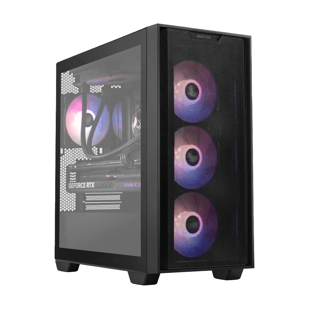 50 Series Gaming PC Powered By ASUS, Intel Core i7-14700F14th Gen, RTX 5060 Ti 16GB GDDR7, 64GB (2x32GB), 2TB NVMe SSD, LCD Liquid CPU Cooler, 750W, WiFi