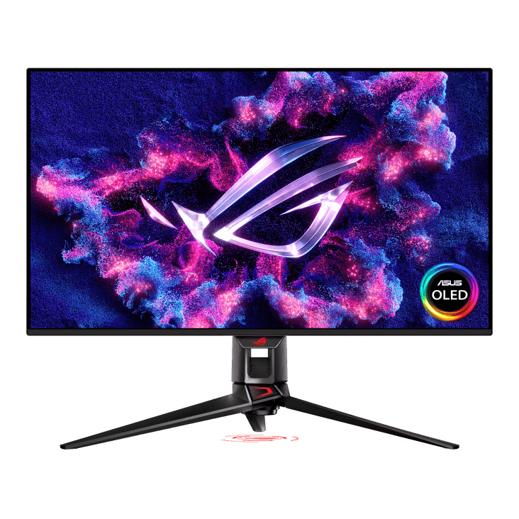 ASUS ROG Swift OLED PG32UCDM Gaming Monitor 31.5-inch 4K QD-OLED panel, 240Hz, 0.03ms (GTG), G-SYNC compatible, custom heatsink, graphene film, uniform brightness,99% DCI-P3, True 10-bit, 90W Type-C 90LM09T0-B01370 3YEAR WARRANTY thumbnail 1
