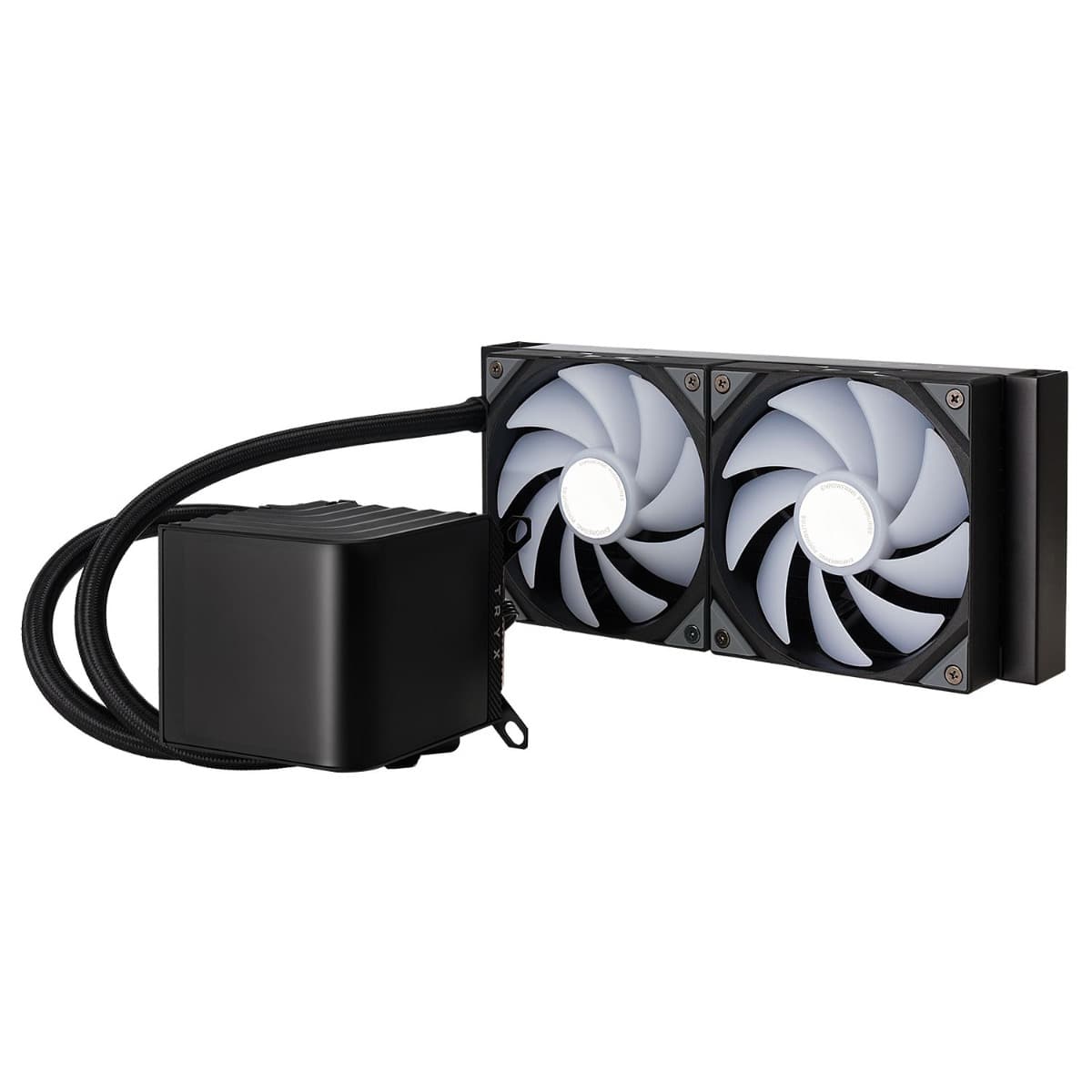 TRYX PANORAMA ARGB 240 Black L-shaped AMOLED Screen Liquid Cooler, 6.5 Inch 2K 60 Hz Display, Adjustable Fan Speed| L-P240A-AS2M-G0K thumbnail 5