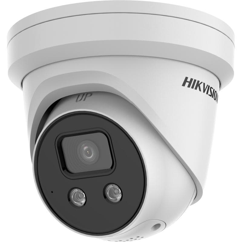 Hikvision DS-2CD2346G2-ISU/SL 4 MP AcuSense Strobe Light and Audible Warning Fixed Turret Network Camera