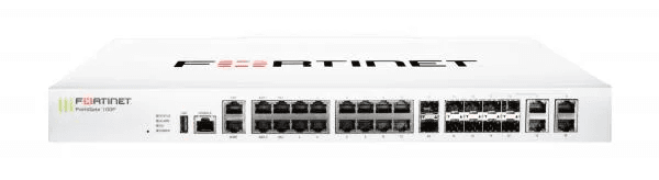 Fortinet FortiGate 100F Series FG-100F, AI/ML Security and Deep Visibility, 1 Gbps Threat Protection, 1.6 Gbps NGFW, 2.6 Gbps IPS, Enterprise Security, Security-Driven Networking, Multiple GE RJ45, GE SFP and 10 GE SFP+ slots | P24589-20-05 image