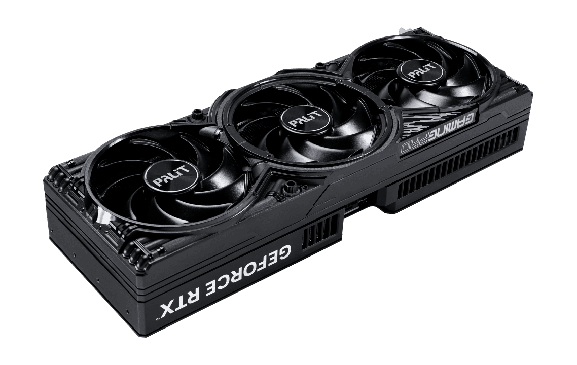 Palit GeForce RTX 5070 GamingPro OC 12 GB GDDR7 Graphic card, 192 bits 28 Gbps, 6144 CUDA Cores, 2572 MHz Boost Clock, NVIDIA Blackwell Architecture  | NE75070T19K9-GB2050A thumbnail 3