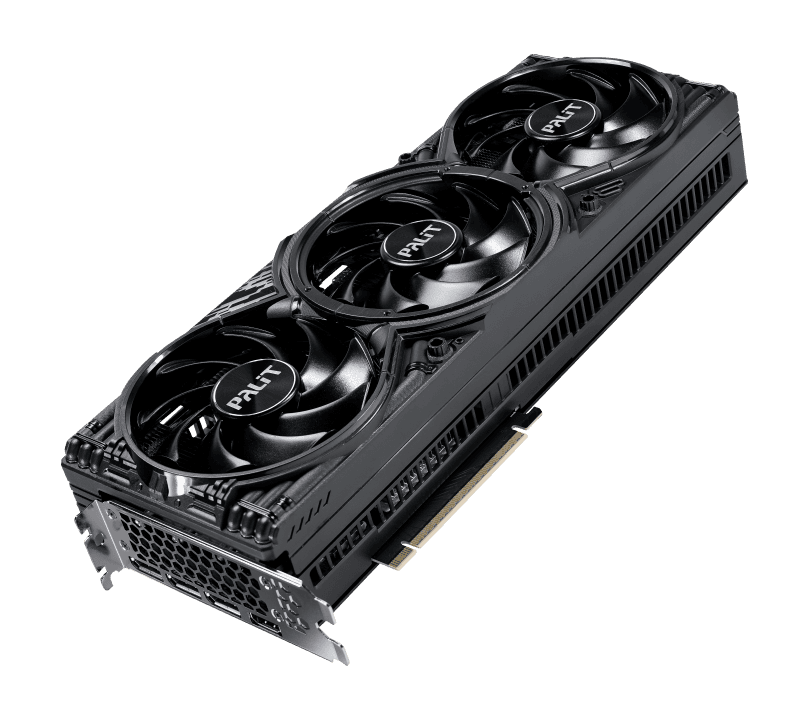Palit GeForce RTX 5070 GamingPro OC 12 GB GDDR7 Graphic card, 192 bits 28 Gbps, 6144 CUDA Cores, 2572 MHz Boost Clock, NVIDIA Blackwell Architecture  | NE75070T19K9-GB2050A thumbnail 5