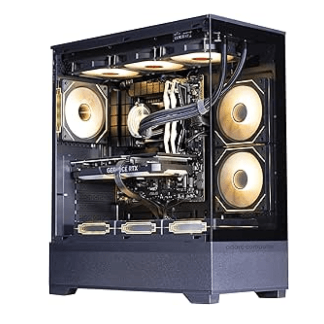 High-Performance Gaming PC, AMD Ryzen 7 7800X3D, RTX 5060 Ti OC Edition 16GB, 32GB (2x16GB) 6000MHz, 1TB NVMe SSD, 750W, WiFi, AIO Cooler