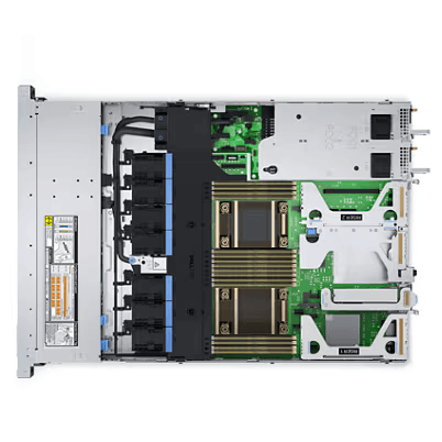 Dell PowerEdge R650xs Rack Server, 1U Rack Chassis Up to 8x 2.5" HDDs, Intel Xeon Silver 4310, 64GB  RDIMM, 3200 T/s, Dual Rank, 4x Dell 1.2TB 10K RPM,  PERC H755 SAS Controller, iDRAC9 Enterprise 15G, Sliding Ready Rack Rails with Cable Management Arm thumbnail 4