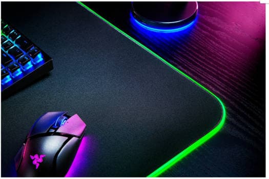 Razer Goliathus Chroma Gaming Mouse Mat, Micro Textured Cloth Surface, Large 3XL Size, Optimized For All Sensitivity Settings and Sensor, 3.5mm Thickness, 550W x 1200L mm, Black | RZ02-02500700-R3M1 thumbnail 6