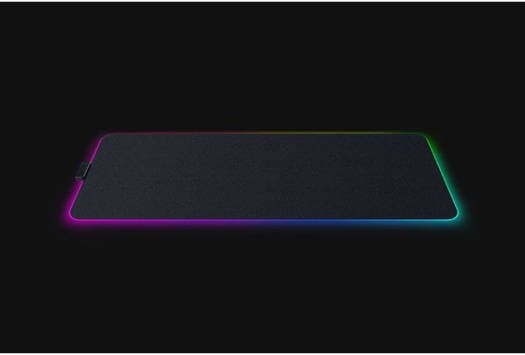 Razer Strider Chroma Hybrid Mouse Mat, 19 Chroma RGB Lighting Zones, Warp and Water Resistant, Anti Slip Base, 4mm Thickness, 900L x W370 mm Dimension, Black | RZ02-04490100-R3M1 thumbnail 3