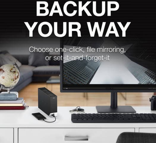 Seagate One Touch 16TB Desktop Drive With Hub, External Hard Drive, USB-C and USB 3.0 Port, Compatible with Windows and Mac, Seagate Toolkit Backup Software Included, Black | STLC16000400 thumbnail 5