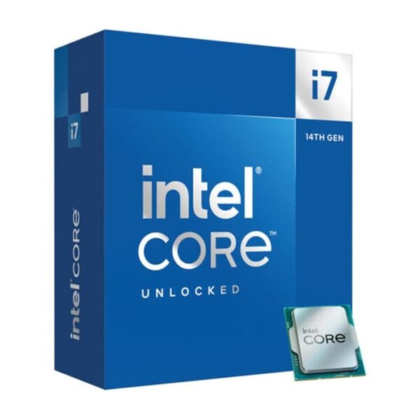 Intel Core i7-14700K 3.4 GHz 20-Core LGA 1700 14th Gen Processor, 20 Cores & 28 Threads, 30MB Cache Memory, 5.6GHz MaxTurbo Boost, Intel UHD Graphics 770, 2CH DDR5 / 192GB Max | BX8071514700KSRN3X