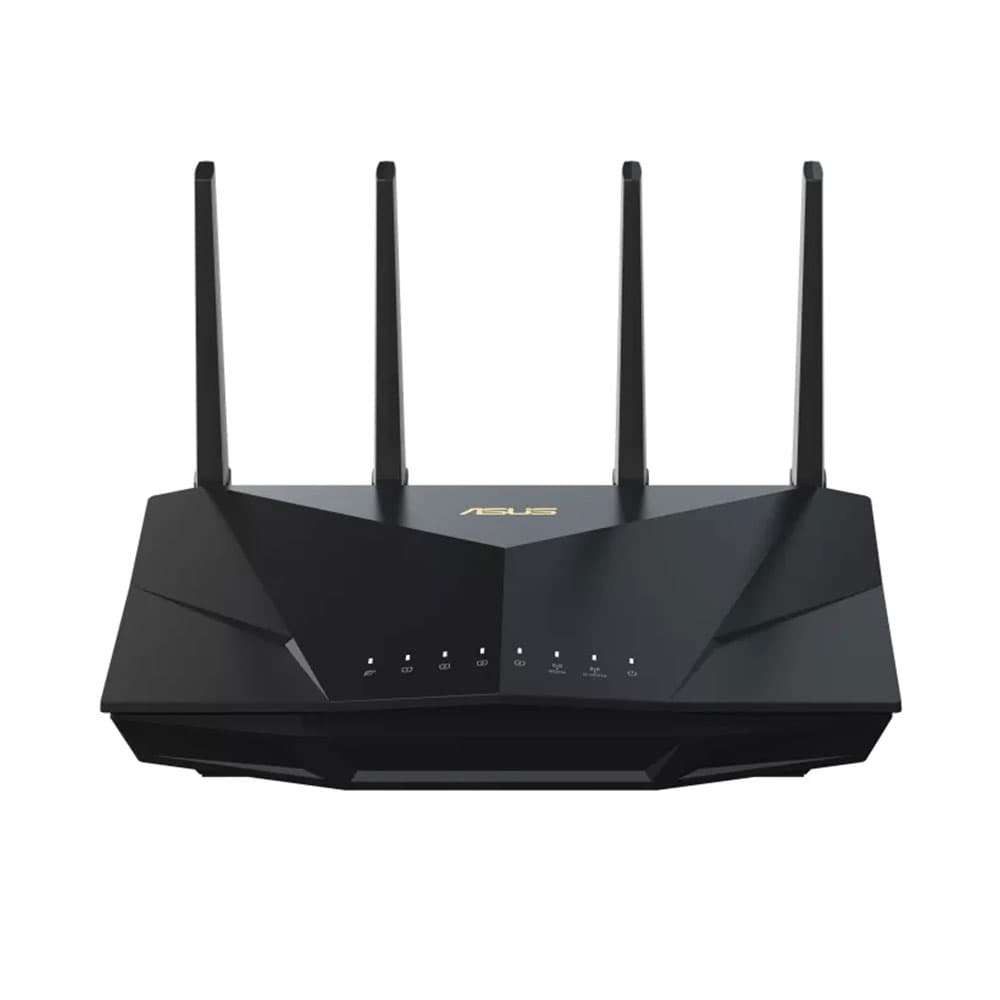  ASUS RT-AX5400 Dual Band WiFi 6 Extendable Router, Up to 5,400 Mbps Speed, Built-in VPN, AiProtection Pro Network Security, Parental Control, Instant Guard, AiMesh-Compatible, Black | 90IG0860-MO9B00