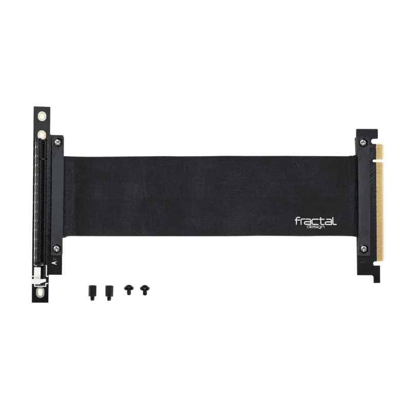 Fractal Flex VRC-25 PCIe Riser Cable Kit, Extra-long 210 mm heavy gauge ribbon cable, 2.5 slot vertical GPU mount | Flex VRC-25 image