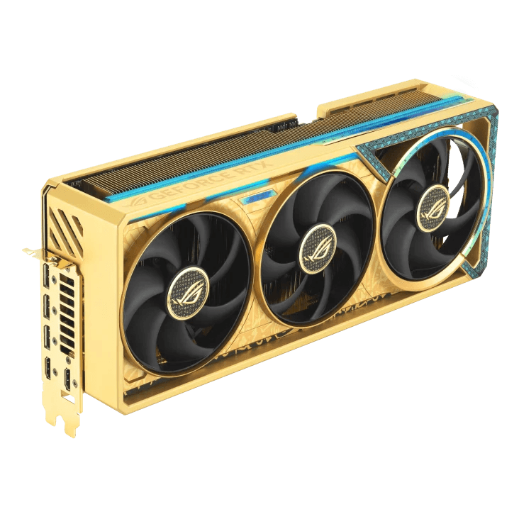 Asus ROG Astral GeForce RTX 5080 Dhahab CORE OC Edition 16GB GDDR7 OC EDITION 3 FAN | 90YV0LV6-M0NM00 thumbnail 4
