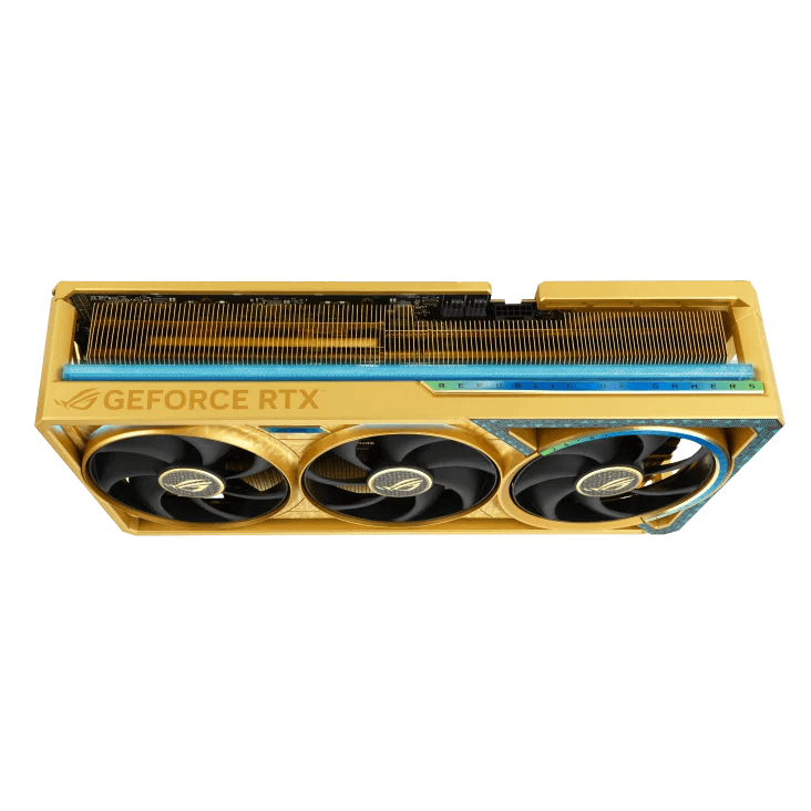 Asus ROG Astral GeForce RTX 5080 Dhahab CORE OC Edition 16GB GDDR7 OC EDITION 3 FAN | 90YV0LV6-M0NM00 thumbnail 3