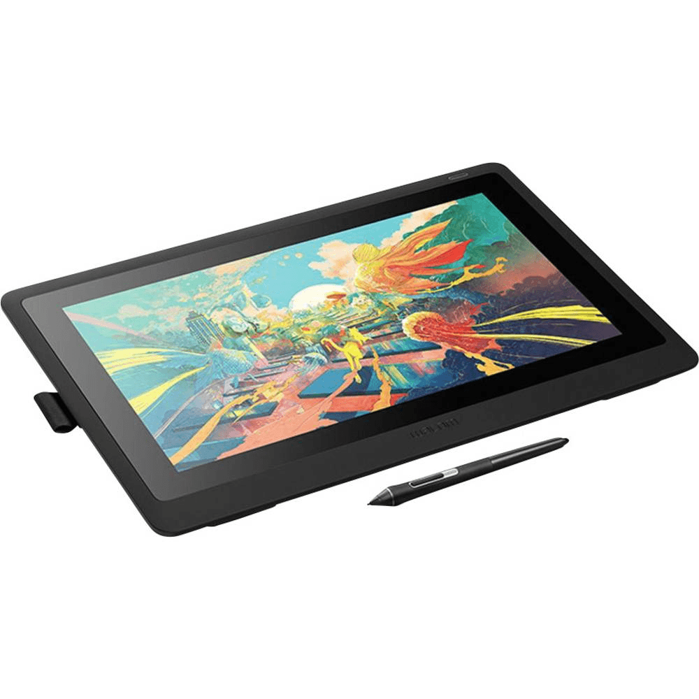 Wacom Cintiq 16 Full HD Display ??? 15.6-inch Graphic Display with Integrated legs, FHD1920 x 1080 display with a viewing angle of 176??, 16.7 million colours & a Colour Gamut of 72% NTSC | DTK1660K0B