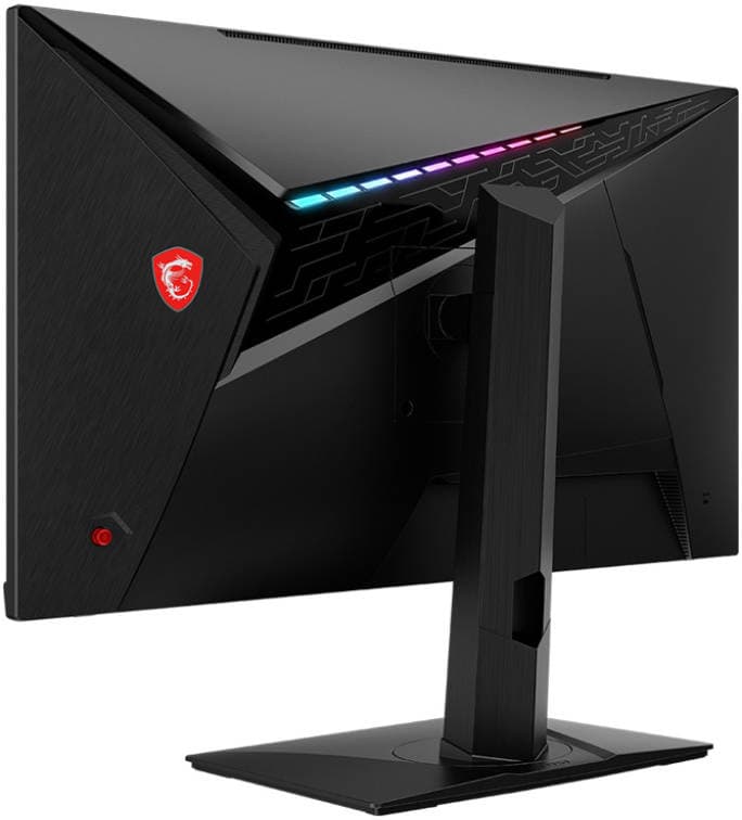 MSI Optix MAG274QRX 27" WQHD 240Hz Rapid IPS Gaming Monitor, 1ms Response, NVIDIA G-Sync Compatible, HDR400, KVM 2.0 Control & Transfer, Mystic Light, DP 1.4a / 2x HDMI / USB Type C, Black | MAG274RX