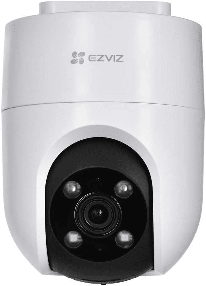 EZVIZ H8c PoE 2K Pan & Tilt PoE Security Camera, Panoramic View, Human Shape Detection, Auto-Tracking, Two-Way Talk, Color Night Vision, Up to 512 GB | CS-H8c PoE (2K)