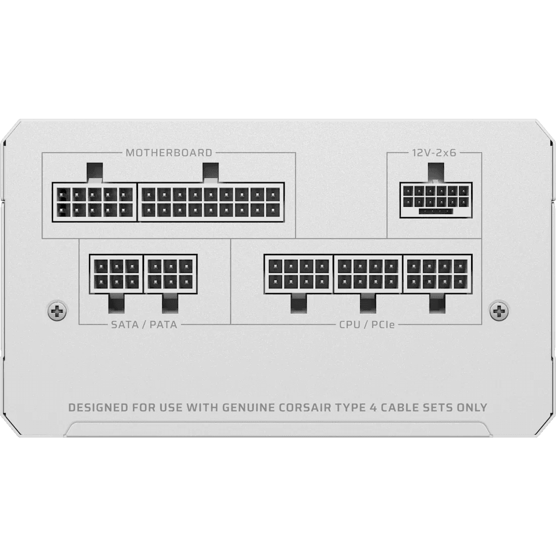 Corsair RM750e - Fully Modular Low-Noise ATX Power Supply - White | CP-9020292-UK thumbnail 2